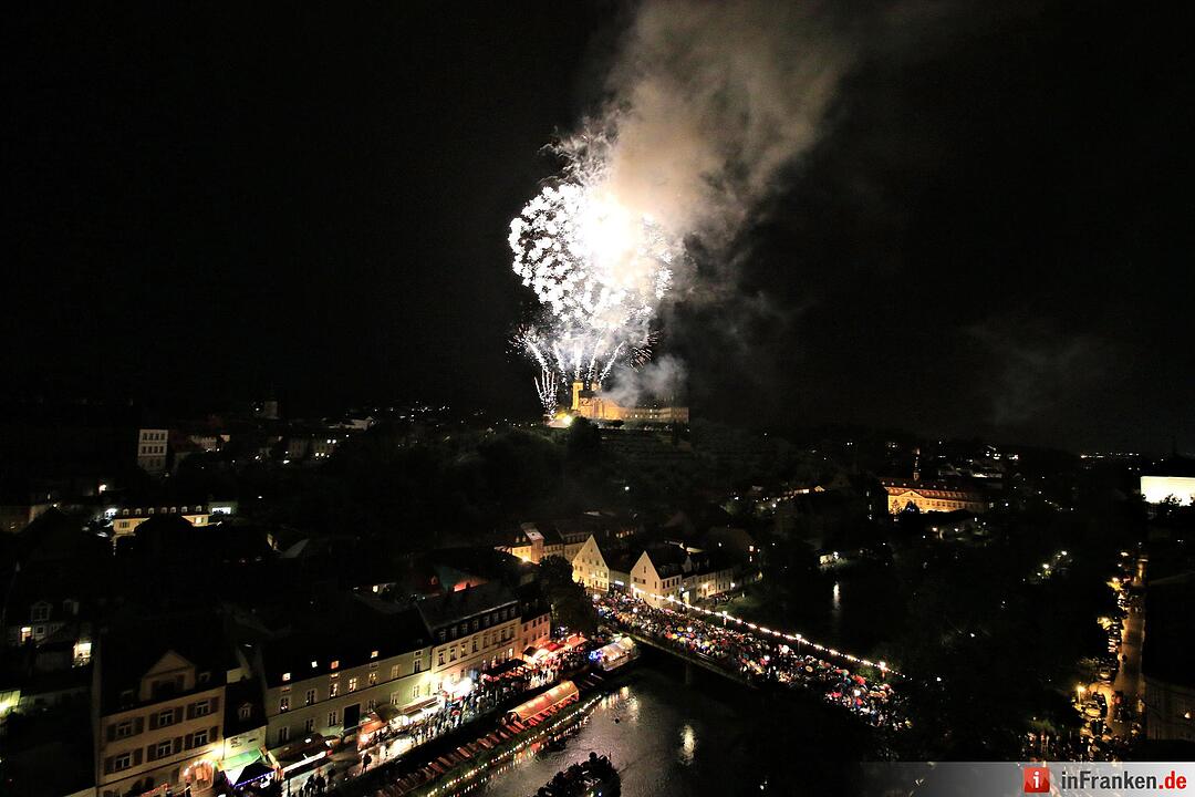 Sandkerwa-Feuerwerk in Bamberg