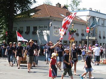 Vor zehn Jahren war der "Tag der Franken" in Kulmbach gefeiert worden.privat