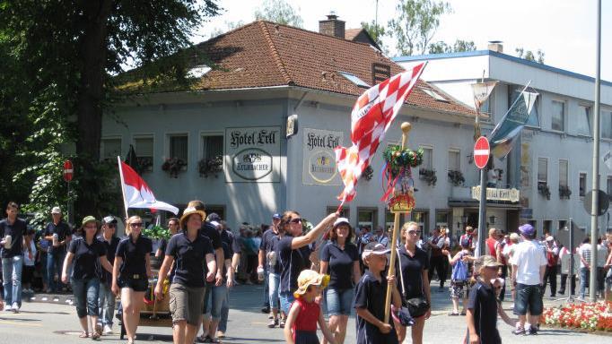 Vor zehn Jahren war der "Tag der Franken" in Kulmbach gefeiert worden.privat