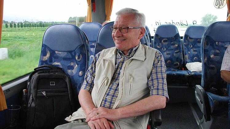 Klaus Laubenden war sofort dabei und meldete sich gleich für die Weltrekordfahrt an.