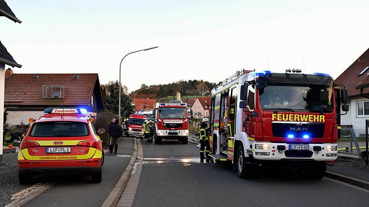 Ein Großaufgebot der Feuerwehren war im Einsatz. Foto: Dieter Radziej