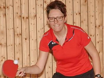 Mehr als nur Ersatzspielerin beim TSV Windheim war Claudia Ruß: Beim 7:7-Unentschieden gegen Kulmbach gewann sie ihre drei Einzel.  Foto: Hans Franz