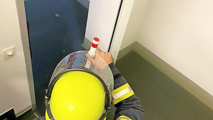 Die Feuerwehr musste einen Wassereinbruch im Erlanger Rathaus bekämpfen. Foto: Feuerwehr