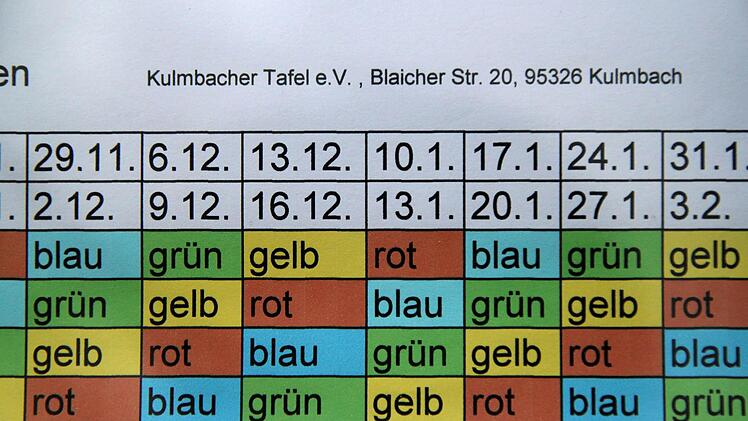 Der Aushang zu den Öffnungszeiten