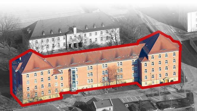 Das ehemalige US-Hauptquartier wird von der Bundespolizei nun doch nicht beansprucht. Damit hat die Stadt Bamberg Aussicht auf ein weichtiges Sperrgrundstück in der Lagardekaserne.  Foto:Ronald Rinklef