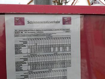 Bis Donnerstag, 21. Dezember, gilt der Ersatzfahrplan für Busse. Foto: Martin Rehm