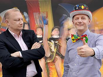Christian Holhut (li.) und Stefan Fößel sind bei Fasching nicht einer Meinung. Montage: Johannes Görz