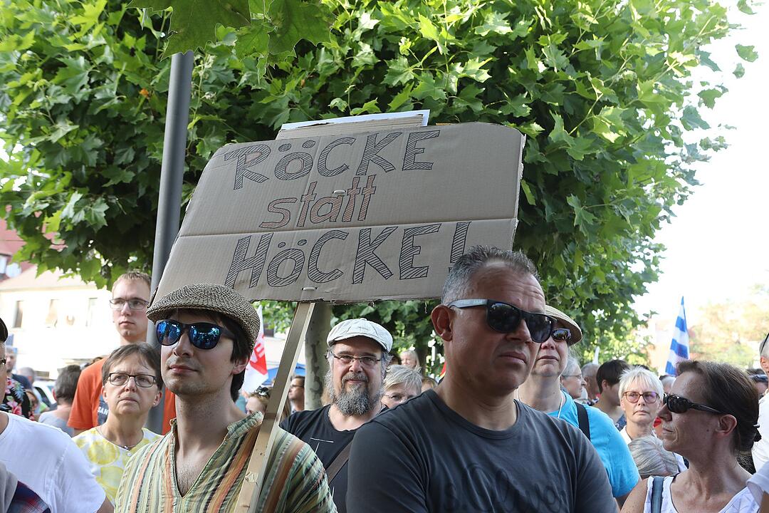 Björn Höcke in Forchheim: Demonstrationen gegen AfD-Politiker