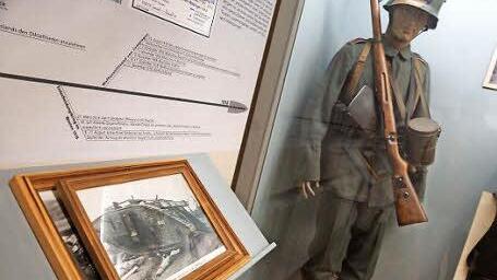Ausstellungsraum zum Ersten Weltkrieg