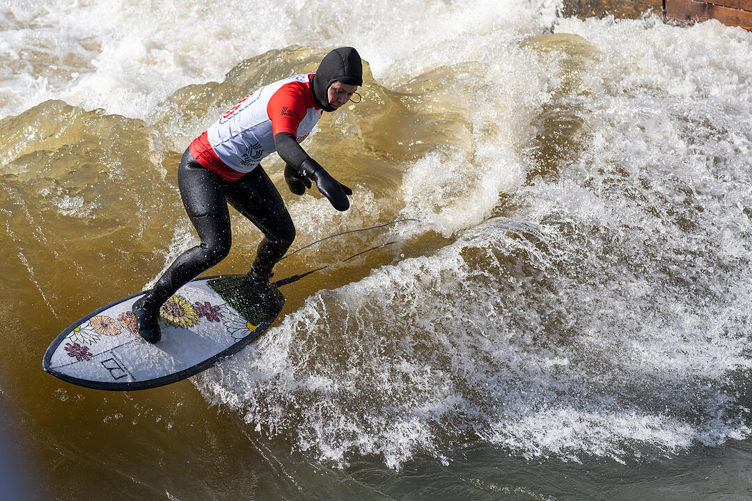 Die Surferwelle mitten in Nürnberg