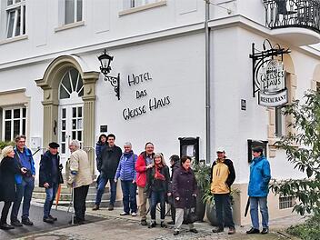 Beim Rundgang durch Bad Kissingen durfte ein Besuch der Sattler-Villa nicht fehlen.  Sigismund von Dobschütz