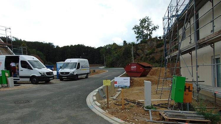 Breitbandausbau im neuen Baugebiet "Hofmannsgarten", das  bereits ausgewiesen werden konnte. Foto: Petra Malbrich
