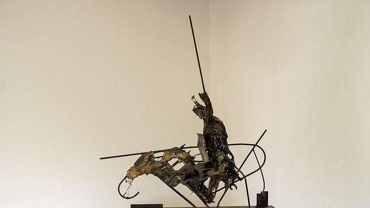 Matthias Kroth gestaltet erstmals eine Einzelausstellung im Coburger Kunstverein. Gezeigt werden Gemälde, Skulpturen und Zeichnungen.Foto: Jochen Berger