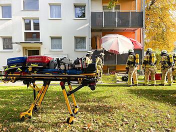 Feuerwehreinsatz in der Lenbachstraße Bayreuth
