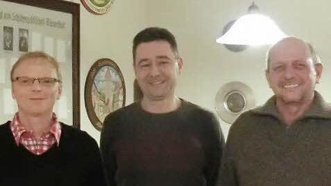 Roland Dömling (links) ist neuer Obmann der Rübenbauern. Seine Stellvertreter sind Jochen Then (Mitte) und Franz Weber (links). Foto: Dömling