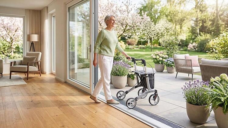 Altersgerecht wohnen: Barrierefreier Zugang zur Terrasse