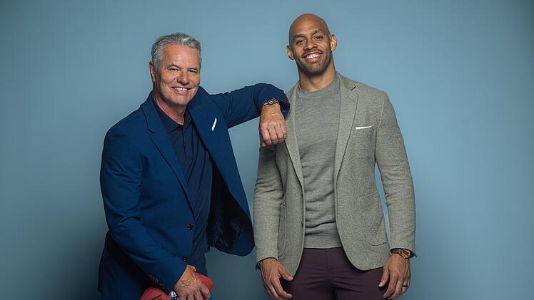 Jan Stecker (links) und Kasim Edebali bilden ein RTL-Kommentaorenduo am Sonntagabend.
