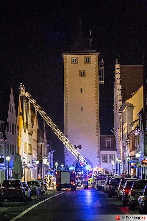 Brandgeruch sorgt für Feuerwehreinsatz in Haßfurter Innenstadt