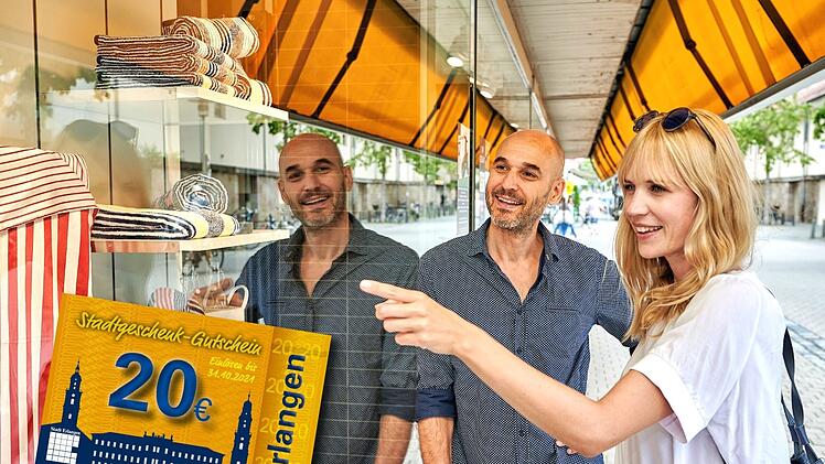 Neuer Stadtgeschenk-Gutschein 2021 in Erlangen