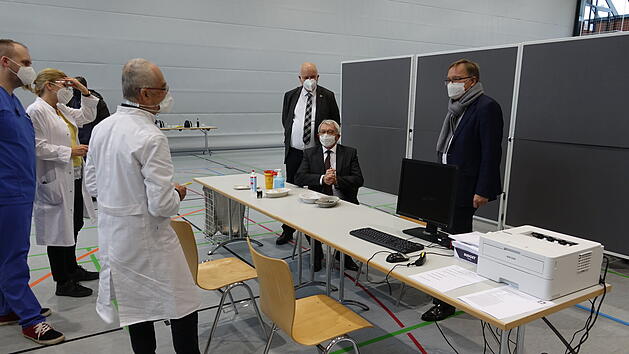 Hirschaid: Impfzentrum er&ouml;ffnet Au&szlig;enstelle