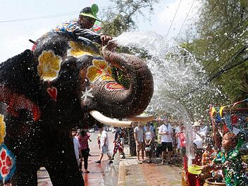 Bei dem traditionellen Fest in Thailand sind &uuml;ber 400 Menschen ums Leben gekommen. Symbolbild: Sakchai Lalit/AP/dpa