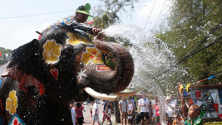 Bei dem traditionellen Fest in Thailand sind &uuml;ber 400 Menschen ums Leben gekommen. Symbolbild: Sakchai Lalit/AP/dpa