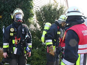 Burgwindheimer Atemschutzgeräteträger bei einem EinsatzArchivfoto: FF Burgwindheim - FB I&K