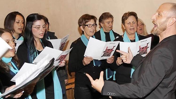 Der Frauenchor des Gesangvereins Hausen nahm ebenfalls am Gruppensingen teil.  Foto: Mathias Erlwein