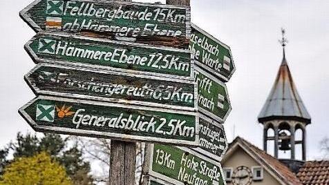 Von Meilschnitz aus kann man tolle Wanderungen unternehmen.