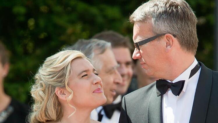 Die bayerische Gesundheitsministerin Melanie Huml (CSU) und ihr Ehemann Markus. Foto: dpa