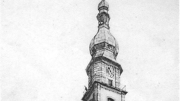 Eine Bauskizze von Professor Josef Schmitz Repro: Siegfried Sesselmann