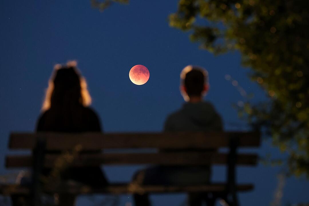 Totale Mondfinsternis - Leipzig