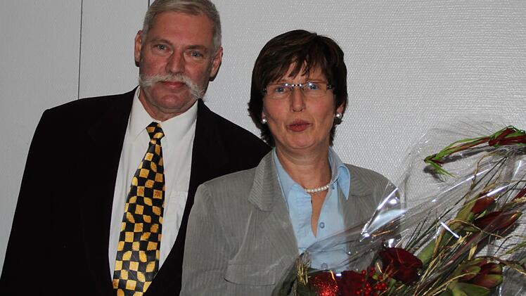 Rudolf Schaupp mit seiner Partnerin Karin Seng.
