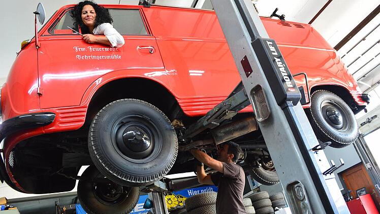 Christina Haas bei Yilmaz Duran in Bayreuth Foto: Bayerisches Fernsehen