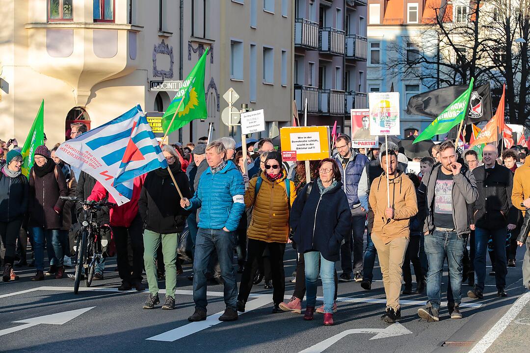 Fest der Demokratie, III. Weg und Anti-Nazi-Demonstrationen in Bamberg