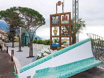 Die 2016  fertiggestellte Piazza Thurnau in Positano Foto: Archiv/Vincent Reimann