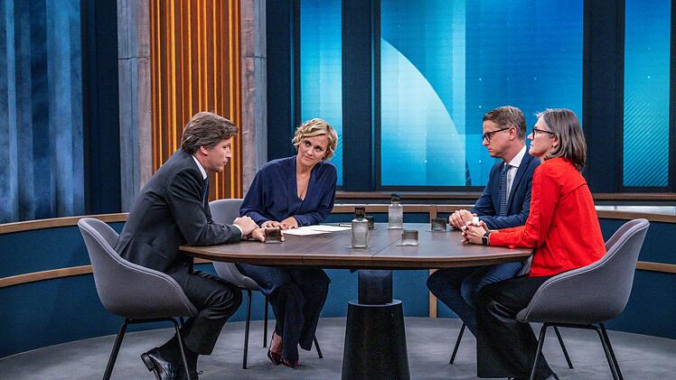 Caren Miosga diskutierte mit ihren Gästen über die Arbeitsbereitschaft der Deutschen.