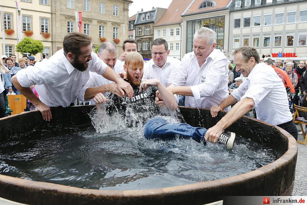 Gautschfeier 2015 der Mediengruppe Oberfranken in Bamberg