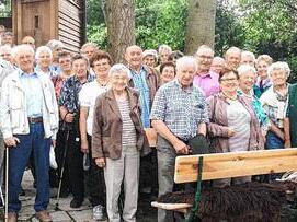 Senioren der Pfarreiengemeinschaft erklimmen Baumwipfelpfad