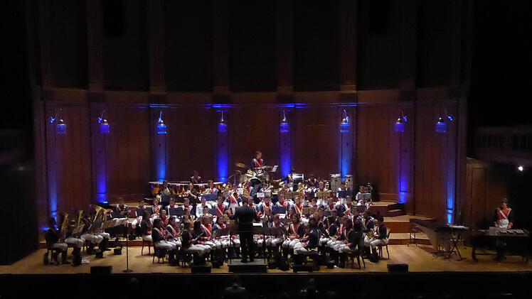Der Kissinger Winterzauber 2018/19 ist mit dem Auftaktkonzert des Jugendmusikkorps gestartet. Foto: Gerhild Ahnert