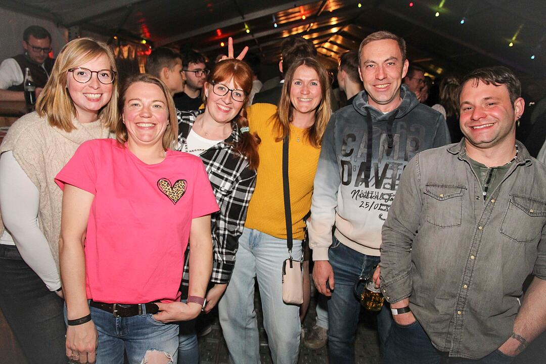 Die Partyband "highline" sorgte f&uuml;r gute Stimmung.