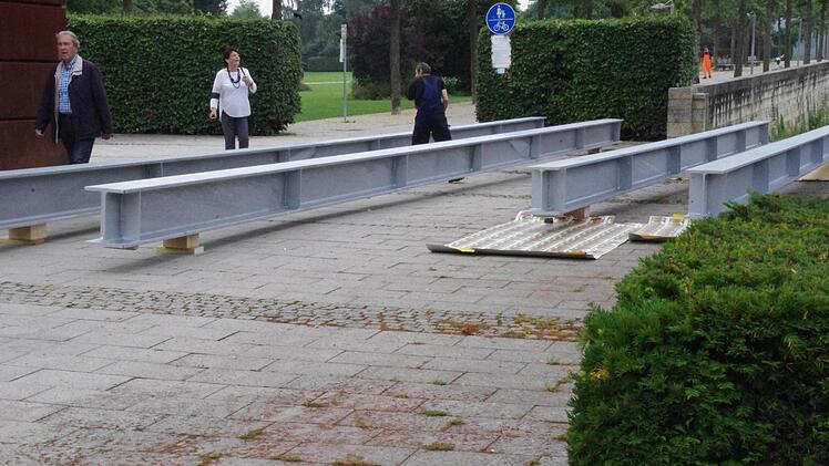 Arbeiten am Schwarzen Steg. Foto: Marco Meißner