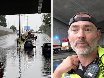 Unwetter fegt über Fürth: DLRG muss Mensch aus Auto retten
