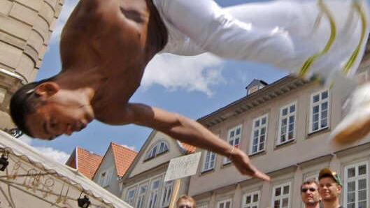 Caopoeira-Tänzer Foto: Weigel, dpa