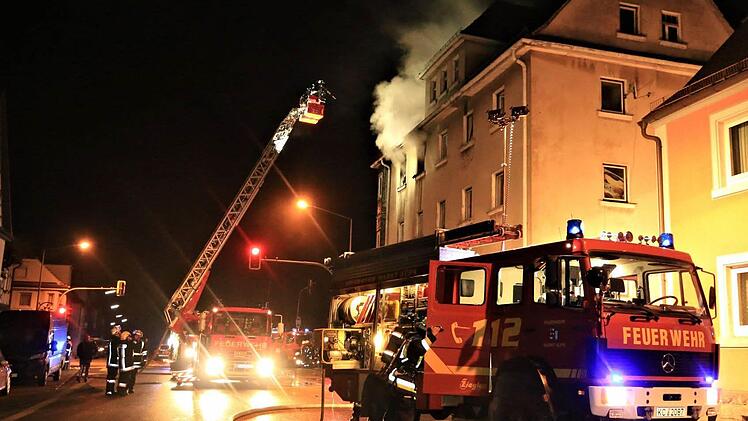 In der Wohnung eines Mehrfamilienhauses in Küps hat es in der Nacht zum Freitag gebrannt. Foto: Ferdinand Merzbach