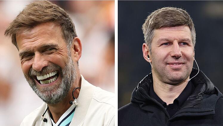 Thomas Hitzlsperger (rechts) empfahl dem DFB, sich auch Gedanken &uuml;ber andere Bundestrainer-Kandidaten als J&uuml;rgen Klopp zu machen.