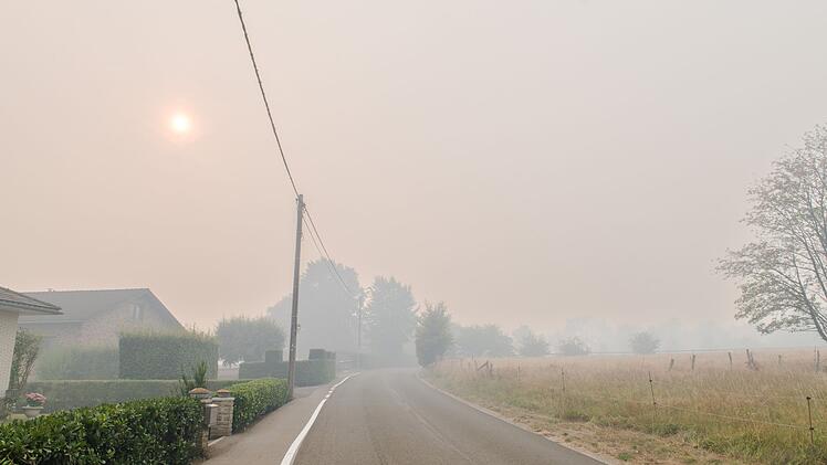 Brand im Hohen Venn