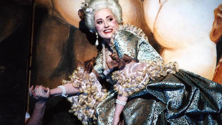 Mezzosopranistin Cornelia Helfricht in der Rolle der Venus in der Wagner-Oper Tannhäuser. Foto: privat
