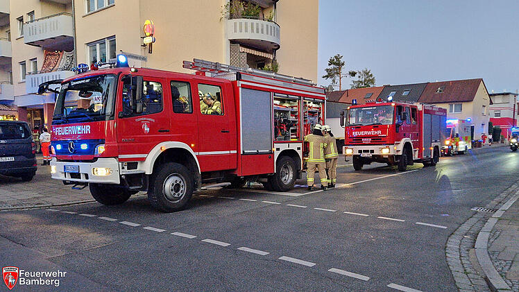 Brandeinsatz f&uuml;r Bamberger Feuerwehr - Rauchentwicklung in Wohnhaus