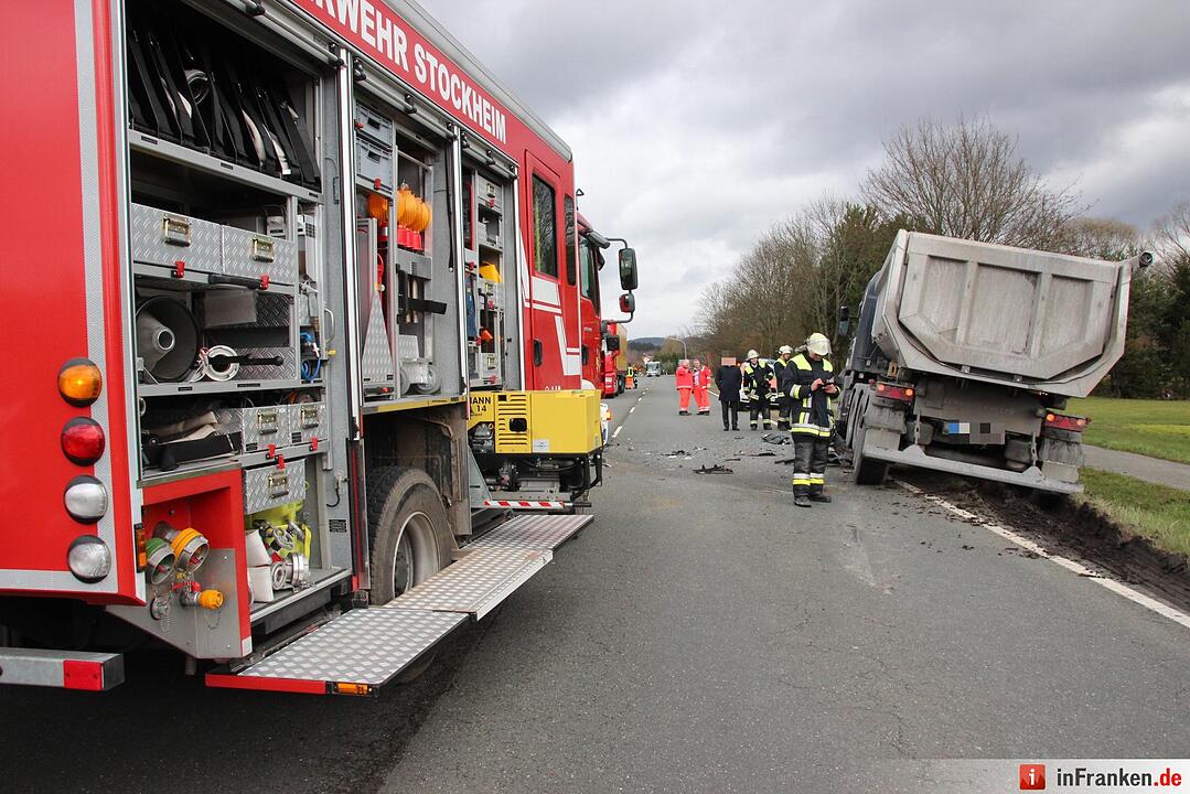Autofahrer stirbt auf B85 bei Stockheim